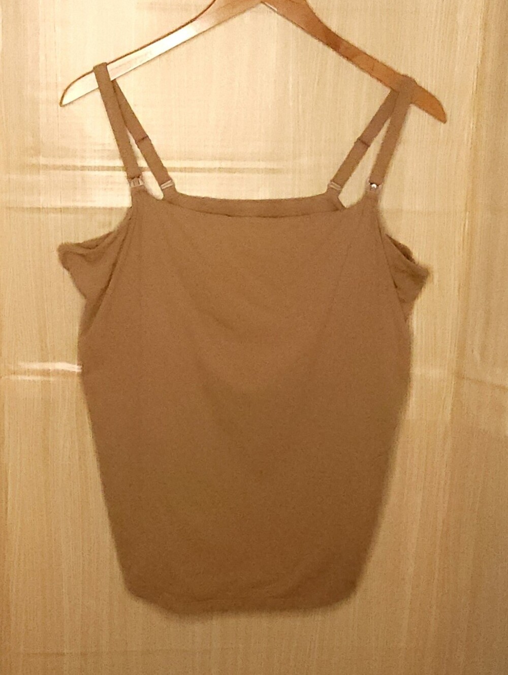 Skims dark tan spaghetti strap cami 4X